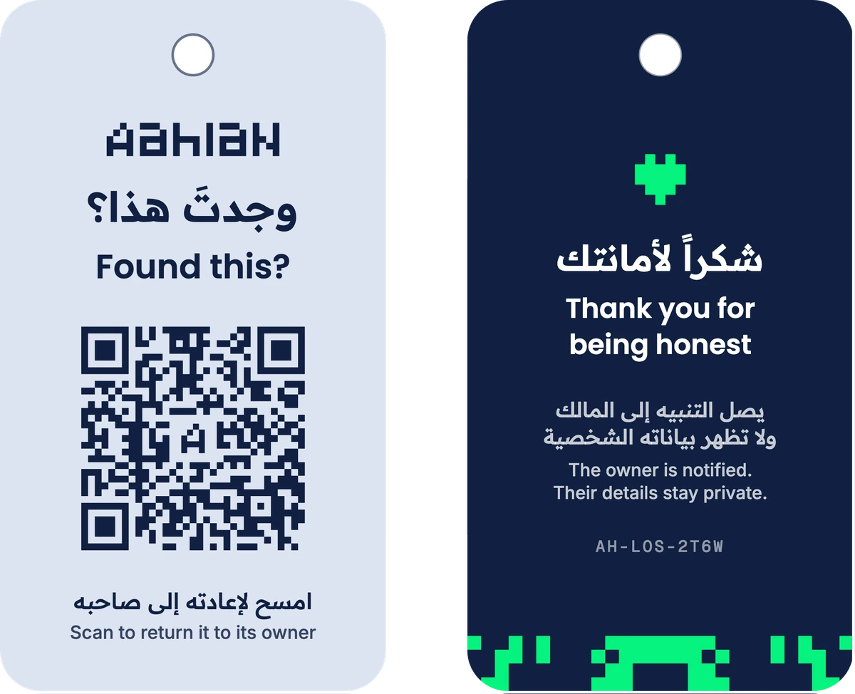 Lost & Found Tag